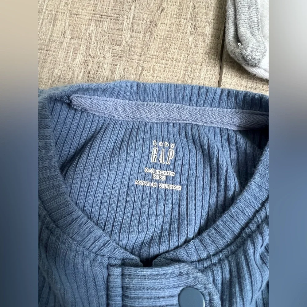 Burt's Bees and Gap Baby Footies Size 0-3 Months